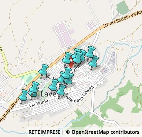 Mappa Via Vittorio Veneto, 85024 Lavello PZ, Italia (0.37267)