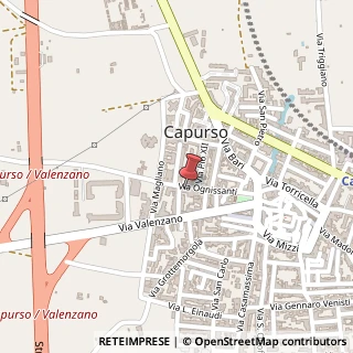 Mappa Via Giovanni Capriglia, 19, 70010 Capurso, Bari (Puglia)