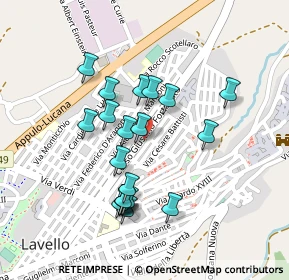 Mappa Via Enrico Toti, 85024 Lavello PZ, Italia (0.2185)