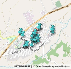 Mappa Via Enrico Toti, 85024 Lavello PZ, Italia (0.3115)