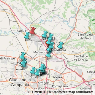 Mappa Via Milano, 81020 San Nicola La Strada CE, Italia (8.236)