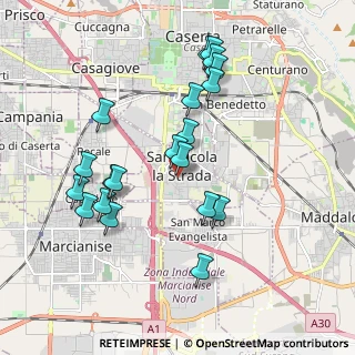 Mappa Via Milano, 81020 San Nicola La Strada CE, Italia (2.028)