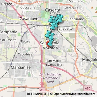 Mappa Via Milano, 81020 San Nicola La Strada CE, Italia (1.74154)