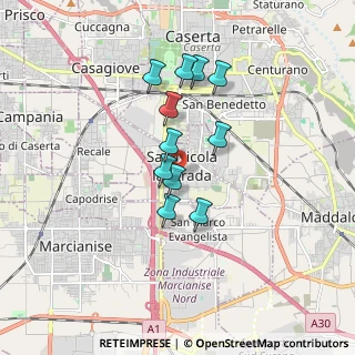 Mappa Via Milano, 81020 San Nicola La Strada CE, Italia (1.47182)