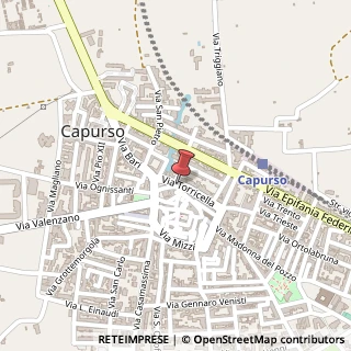 Mappa Via Torricella,  15, 70010 Capurso, Bari (Puglia)