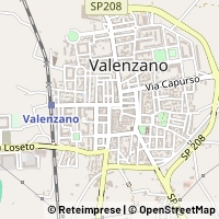 Mapa Valenzano
