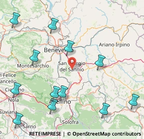 Mappa Via San Francesco D'Assisi, 82010 San Nazzaro BN, Italia (22.89667)
