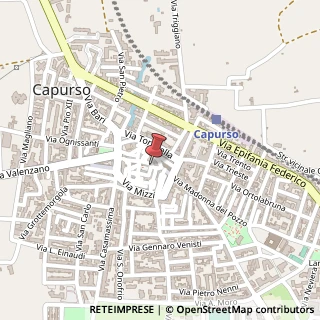 Mappa Piazza Antonio Gramsci, 61, 70010 Capurso BA, Italia, 70010 Capurso, Bari (Puglia)