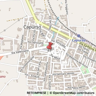 Mappa Via Mizzi,  87, 70010 Capurso, Bari (Puglia)
