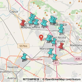 Mappa Via Vittorio Bachelet, 81050 Marcianise CE, Italia (4.154)