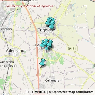Mappa Via Vittorio Veneto, 70010 Capurso BA, Italia (1.35063)