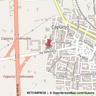 Mappa Via Magliano, 39, 70010 Capurso, Bari (Puglia)