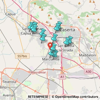 Mappa Via San Pietro Parco San Pietro Palazzo B SNC, 81020 Capodrise CE, Italia (2.98571)