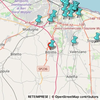 Mappa Via Santa Teresa di Lisieux, 70020 Bitritto BA, Italia (6.9095)