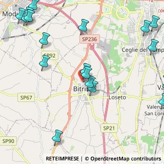 Mappa Via Santa Teresa di Lisieux, 70020 Bitritto BA, Italia (3.4405)