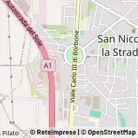 Kaart San Nicola la Strada