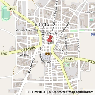 Mappa Via Giuseppe garibaldi, 7, 70020 Bitritto, Bari (Puglia)