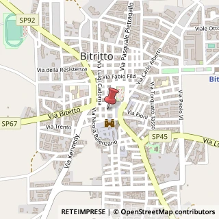 Mappa Via Cavour, 15, 70020 Bitritto, Bari (Puglia)