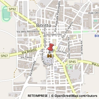 Mappa Via Ruggiero Bonghi, 5/7, 70020 Bitritto, Bari (Puglia)