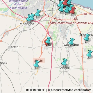 Mappa Via Fascilla, 70020 Bitritto BA, Italia (6.813)