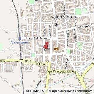 Mappa Via A.de Gasperi, 17, 70010 Valenzano, Bari (Puglia)