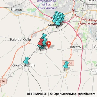 Mappa SP Bitetto-Bitritto, 70020 Bitetto BA, Italia (3.765)