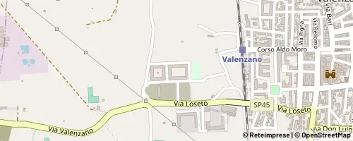 Mappa Valenzano