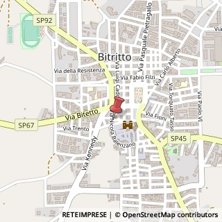 Mappa Via Ruggiero Bonghi, 31, 70020 Bitritto, Bari (Puglia)