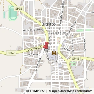 Mappa Via Pescara, 3, 70020 Bitritto, Bari (Puglia)