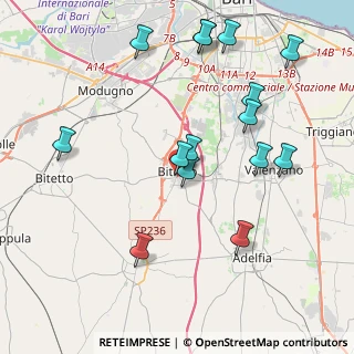 Mappa Via Pescara, 70020 Bitritto BA, Italia (4.68067)