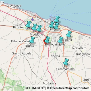 Mappa Via Pescara, 70020 Bitritto BA, Italia (7.05727)