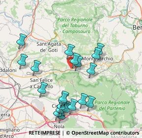 Mappa Str. Vicinale Fievo, 82011 Arpaia BN, Italia (8.703)