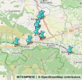 Mappa Str. Vicinale Fievo, 82011 Arpaia BN, Italia (1.80545)