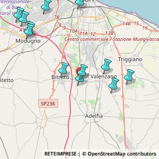 Mappa Via Umberto Minervini, 70129 Bari BA, Italia (5.53667)