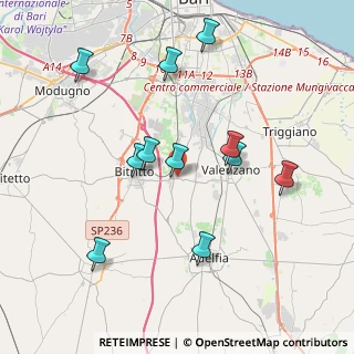 Mappa Via Umberto Minervini, 70129 Bari BA, Italia (4.13364)