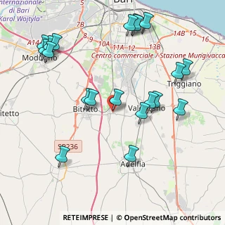 Mappa Via Umberto Minervini, 70129 Bari BA, Italia (5.105)