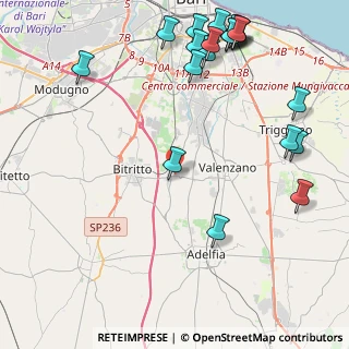 Mappa Via Umberto Minervini, 70129 Bari BA, Italia (6.174)