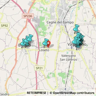 Mappa Via Umberto Minervini, 70129 Bari BA, Italia (2.531)