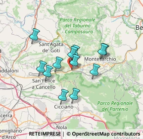 Mappa Via Caracciano, 82011 Arpaia BN, Italia (5.80833)