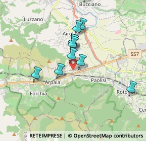 Mappa Via Caracciano, 82011 Arpaia BN, Italia (1.73727)