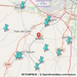 Mappa Via Santoro Nicola, 70020 Bitetto BA, Italia (6.25727)