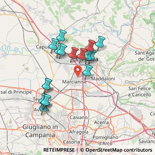Mappa Via Roma, 81020 Capodrise CE, Italia (7.29588)