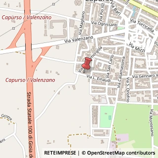 Mappa Via Luigi Einaudi, 51, 70010 Capurso, Bari (Puglia)
