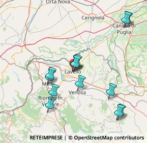 Mappa Via Mercadante, 85024 Lavello PZ, Italia (16.57)
