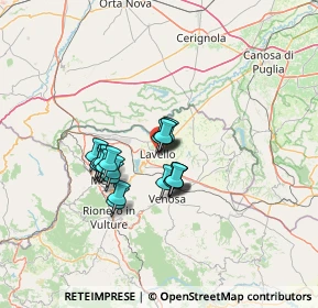 Mappa Via Mercadante, 85024 Lavello PZ, Italia (10.343)