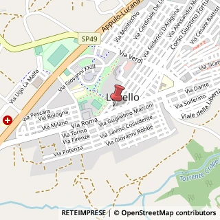 Mappa Via Montano Giovanni, 5, 85024 Lavello, Potenza (Basilicata)