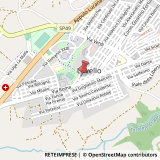 Mappa Via Montano Giovanni, n° 5, 85024 Lavello, Potenza (Basilicata)
