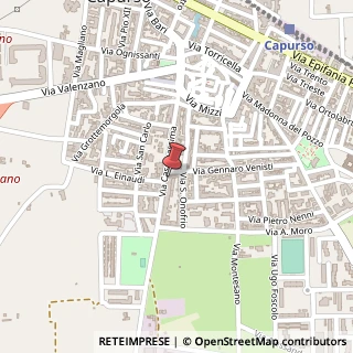 Mappa Via Casamassima, 44, 70010 Capurso, Bari (Puglia)