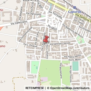 Mappa Via Venisti, 136, 70010 Capurso, Bari (Puglia)
