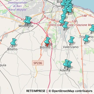 Mappa Via Salvatore Quasimodo, 70020 Bitritto BA, Italia (6.613)